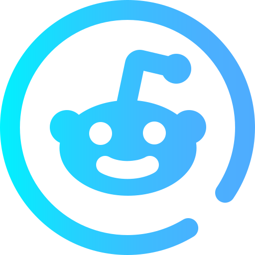Reddit Super Basic Omission Gradient icon