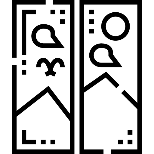 schilderijen Detailed Straight Lineal icoon