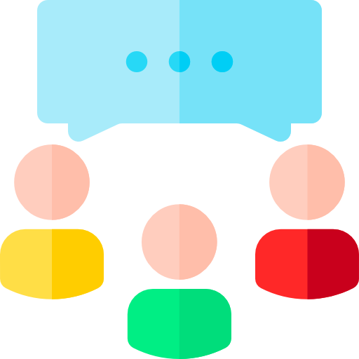 Group chat Basic Rounded Flat icon
