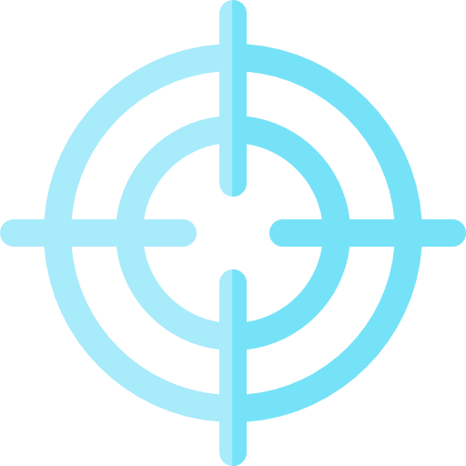 objetivo Basic Rounded Flat icono