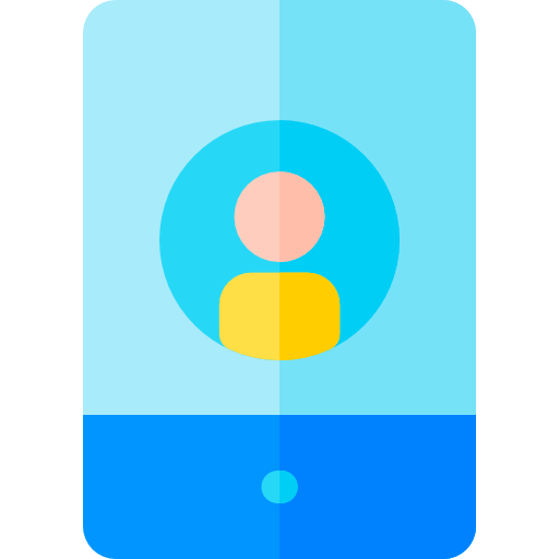 영상 통화 Basic Rounded Flat icon