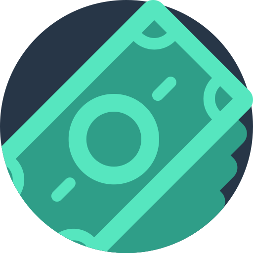 Cash Detailed Flat Circular Flat icon