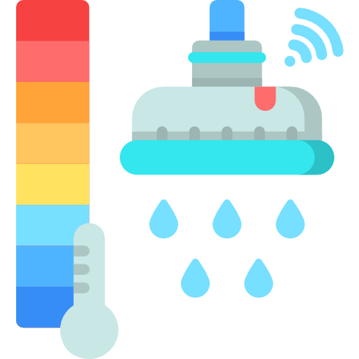 la température de l'eau Special Flat Icône