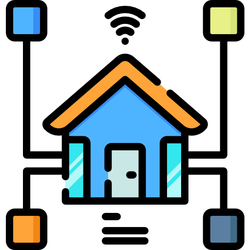 maison intelligente Special Lineal color Icône