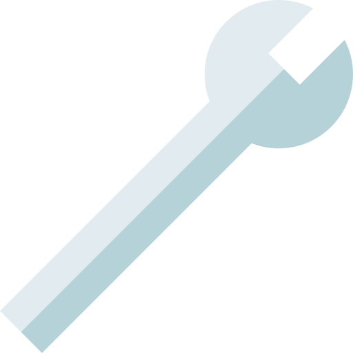 llave inglesa Basic Straight Flat icono
