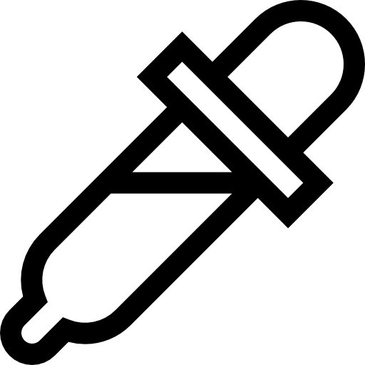 Eyedropper Basic Straight Lineal icon