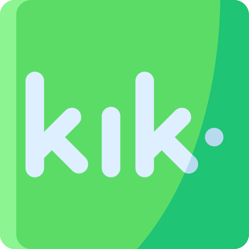 kik-logo Special Flat icoon
