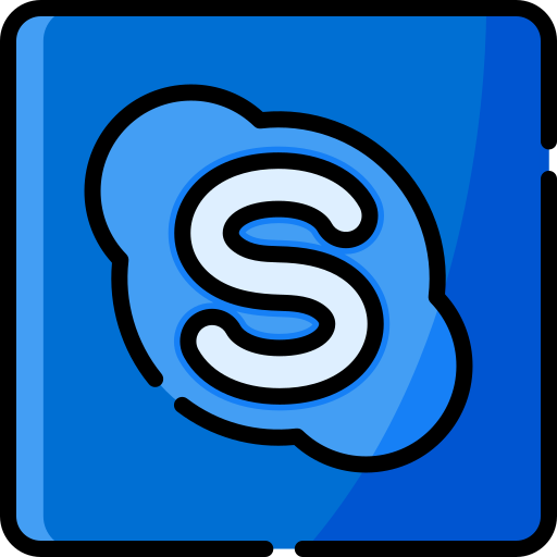 skype-logo Special Lineal color icoon