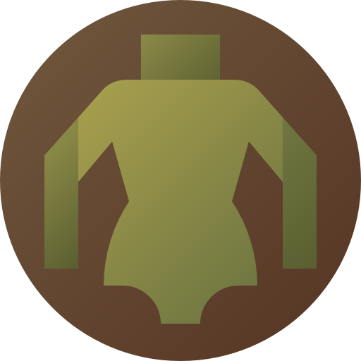 suéter tipo con cuello de tortuga Flat Circular Gradient icono