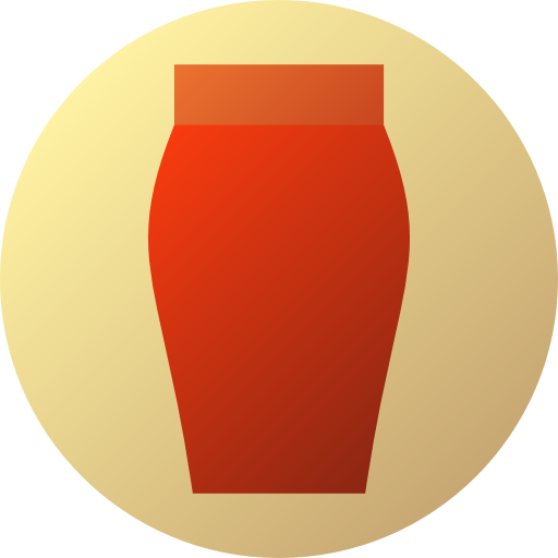 falda Flat Circular Gradient icono