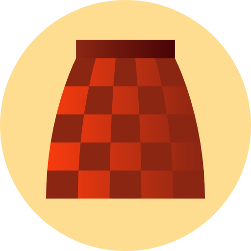 Skirt Flat Circular Gradient icon