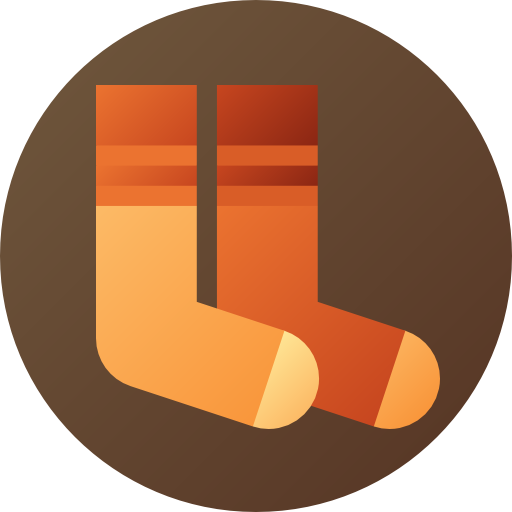 socken Flat Circular Gradient icon