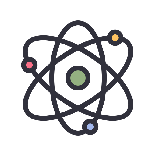 Molecule Generic color lineal-color icon