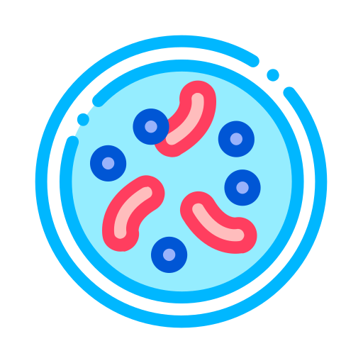 choroba Generic color lineal-color ikona