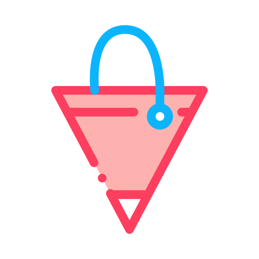 Triangle Generic color lineal-color icon