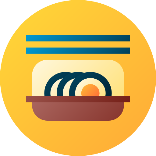 sushi Flat Circular Gradient ikona