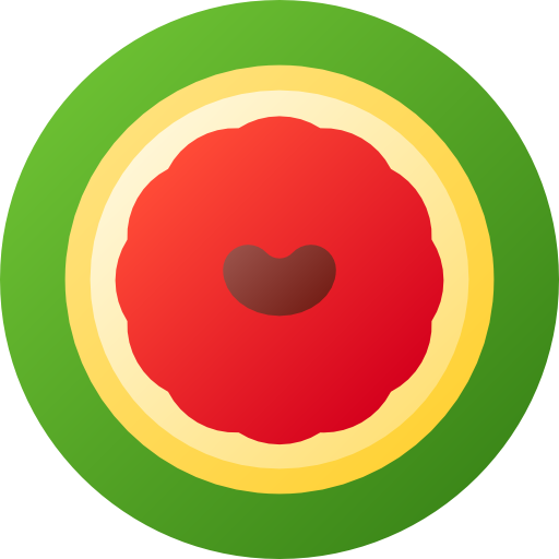 チリ Flat Circular Gradient icon