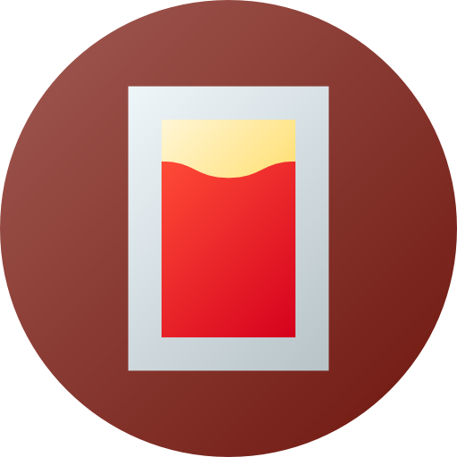 Ketchup Flat Circular Gradient icon