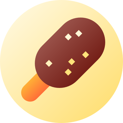 아이스크림 Flat Circular Gradient icon