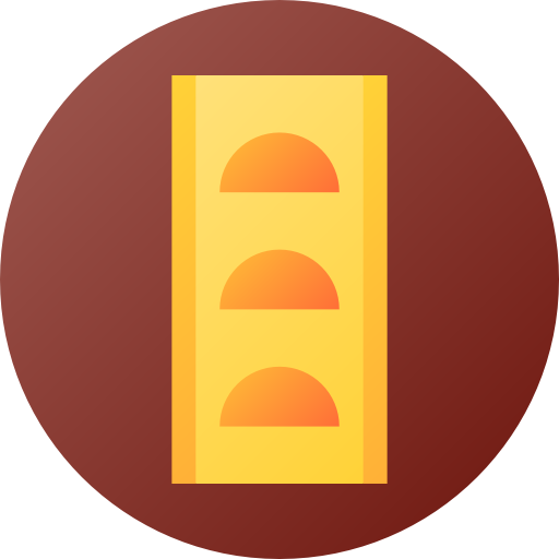 szarlotka Flat Circular Gradient ikona