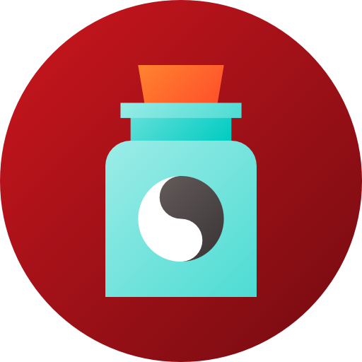 medicamento Flat Circular Gradient icono