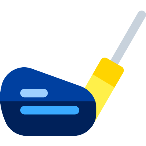 Golf stick Basic Rounded Flat icon