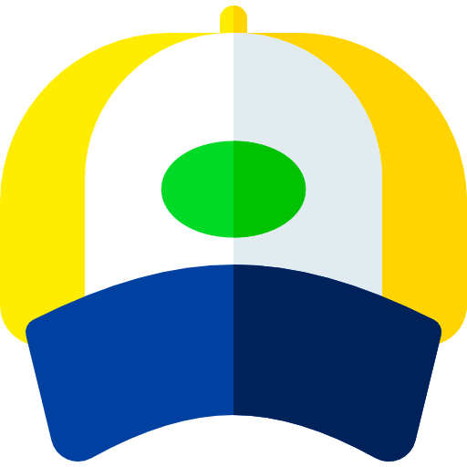 野球帽 Basic Rounded Flat icon