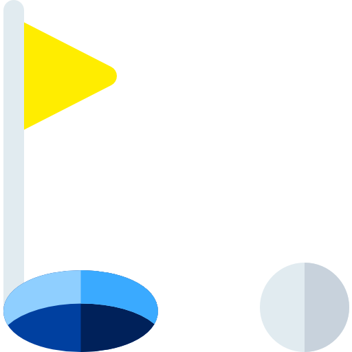 Golf Basic Rounded Flat icon