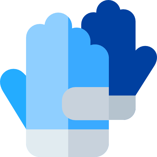 handschoenen Basic Rounded Flat icoon
