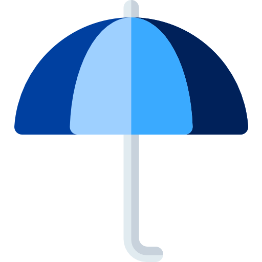 우산 Basic Rounded Flat icon