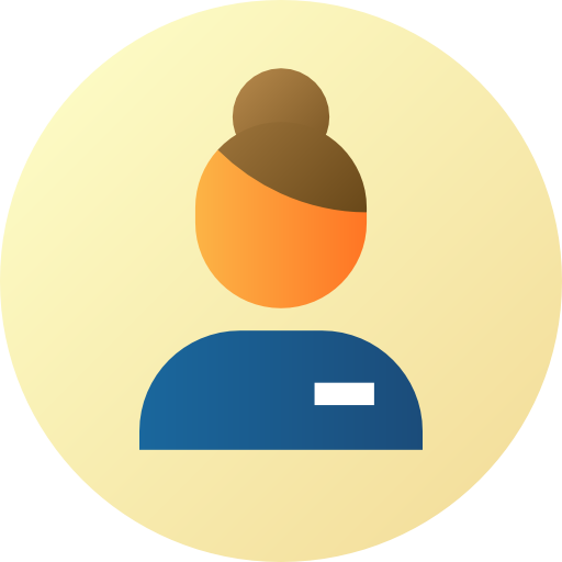 Guide Flat Circular Gradient icon