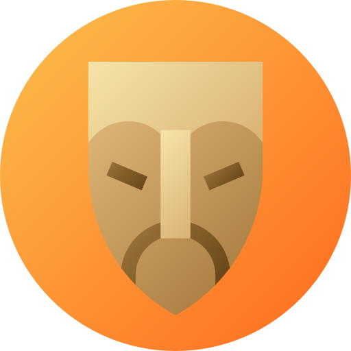 maske Flat Circular Gradient icon