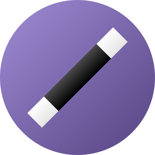 Magic wand Flat Circular Gradient icon