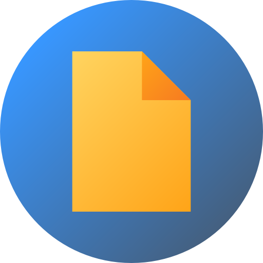 파일 Flat Circular Gradient icon