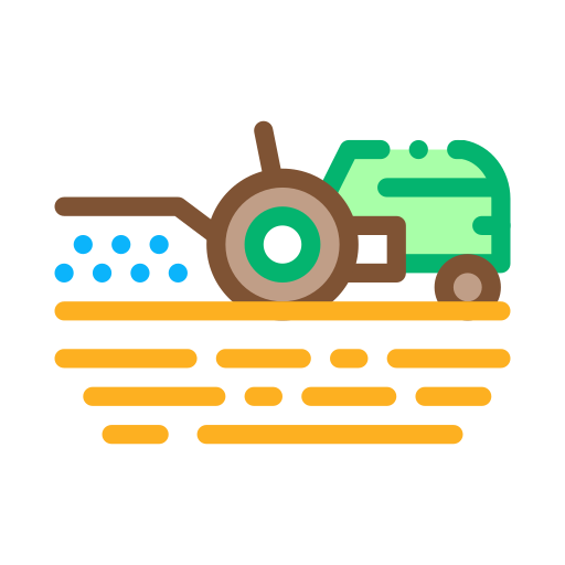 tractor Generic color lineal-color icono