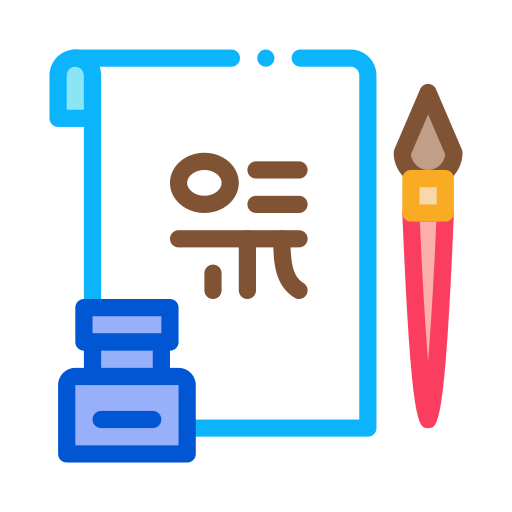 미술 Generic color lineal-color icon