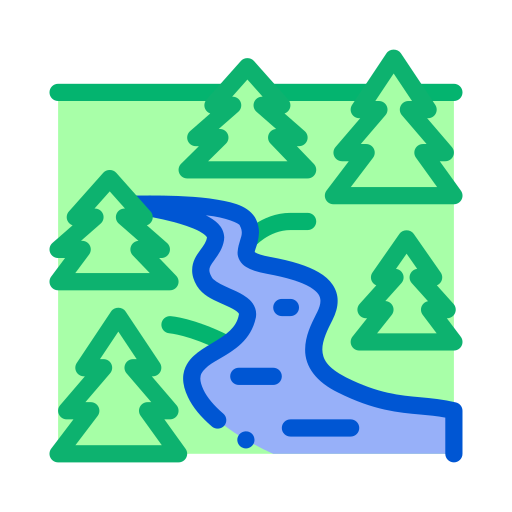 River Generic color lineal-color icon