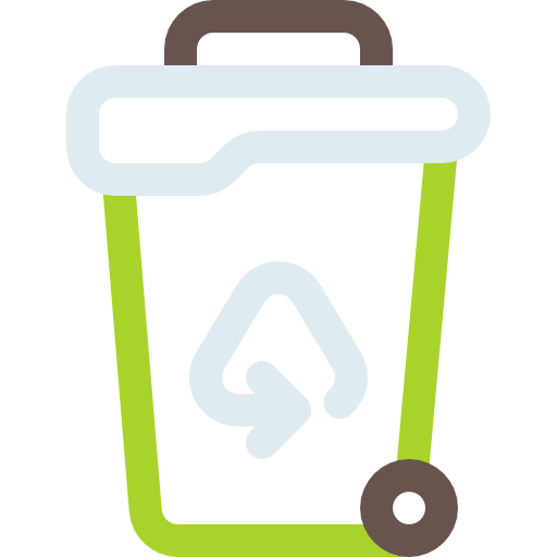 Trash Basic Rounded Lineal Color icon