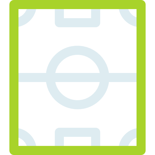 Football Basic Rounded Lineal Color icon