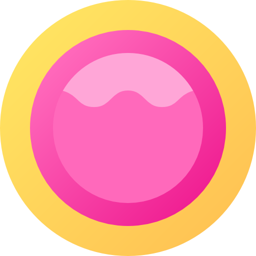 paintball Flat Circular Gradient icoon