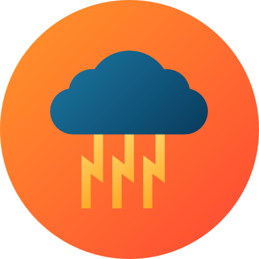 嵐 Flat Circular Gradient icon