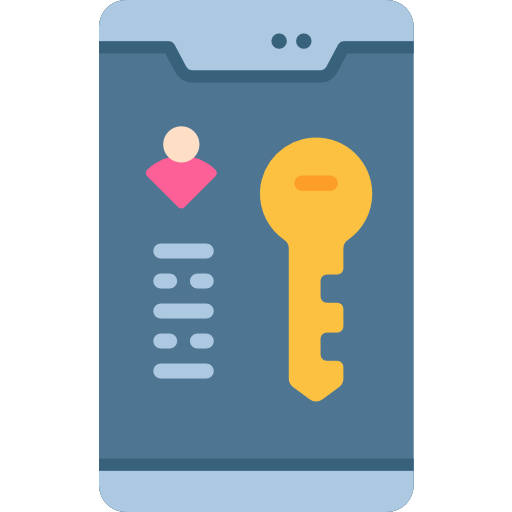 tarjeta clave Special Flat icono