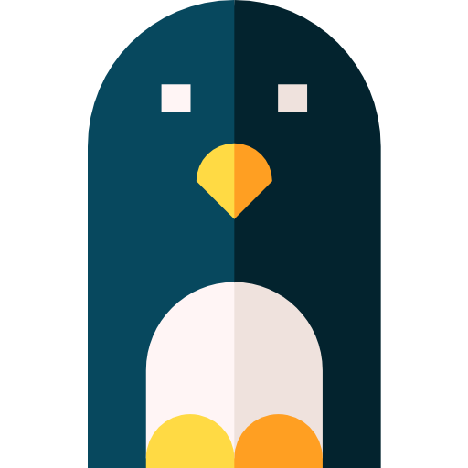 pinguino Basic Straight Flat icona