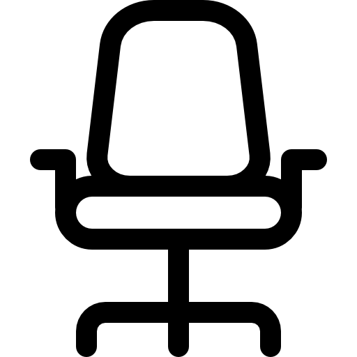 bürostuhl Basic Rounded Lineal icon
