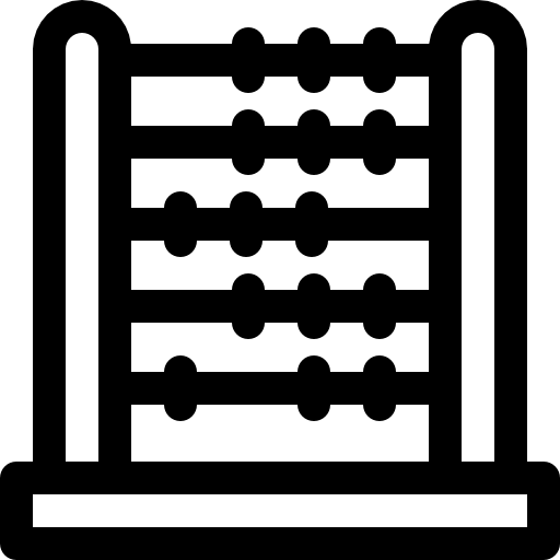 Ábaco Basic Rounded Lineal icono