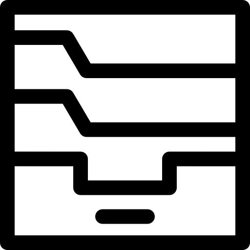 archiwum Basic Rounded Lineal ikona