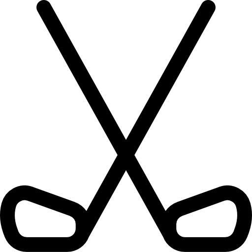 골프 스틱 Basic Rounded Lineal icon