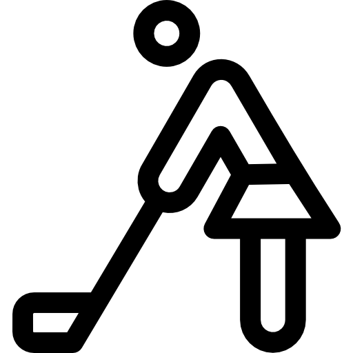 골퍼 Basic Rounded Lineal icon