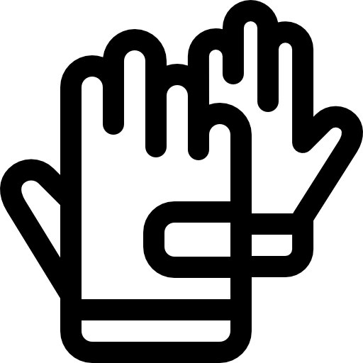 guanti Basic Rounded Lineal icona