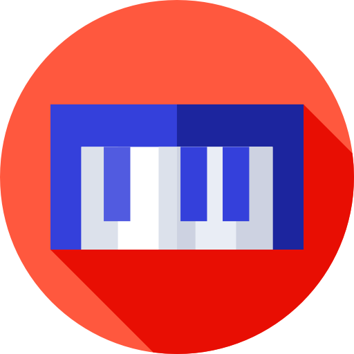 klavier Flat Circular Flat icon